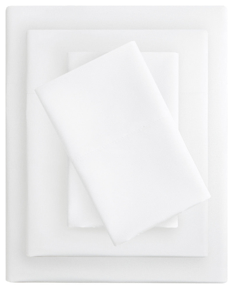 Intelligent Design Microfiber All Season Soft Touch Sheet Set, White