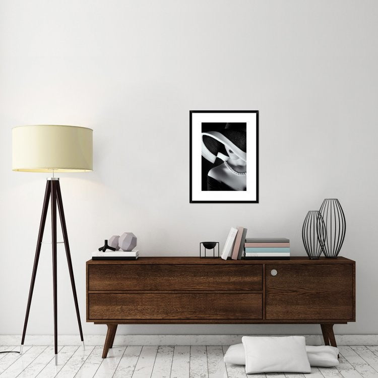 "La Femme Au Chapeau" Framed Digital Print by Ruslan Bolgov (Axe), 22x30"