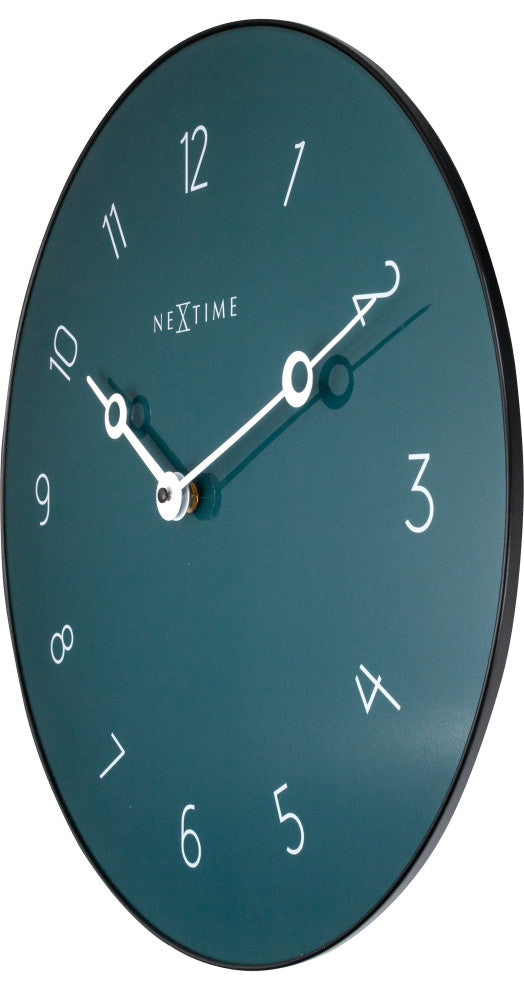 NeXtime Carousel Wall Clock, Greenish Grey