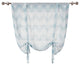 Sheer Chevron Tie Up, Sky Blue