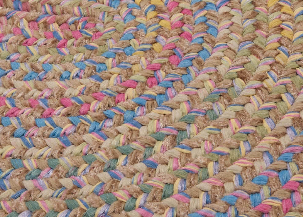 Botanical Isle Rug, Sand, 2'x10'