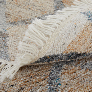 Weave & Wander Elstow Transitional PET Yarn Charcoal Gray/Beige Rug, 3'6"x5'6"