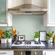 Hudson 1" Hex Light Green Porcelain Floor and Wall Tile