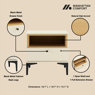Manhattan Comfort Amara Nightstand