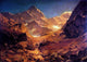 Oswald Achenbach A Mountainous Landscape Wall Decal