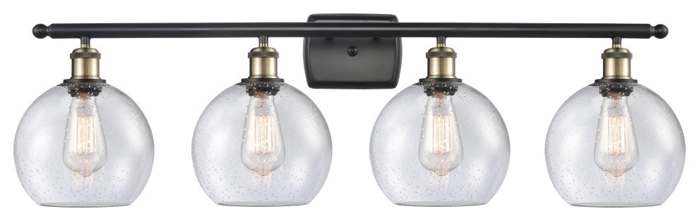 Innovations Lighting 516-4W-BAB-G124-8 Athens 4 Light 36" Bath Vanity Light