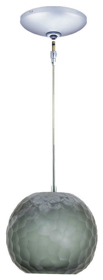 Light Low Voltage Pendant And Canopy Kit, Amber Bronze, Smoke Chrome