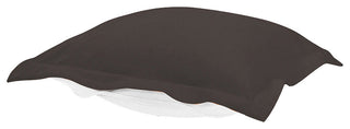 Seascape Puff Ottoman Cushion, Charcoal