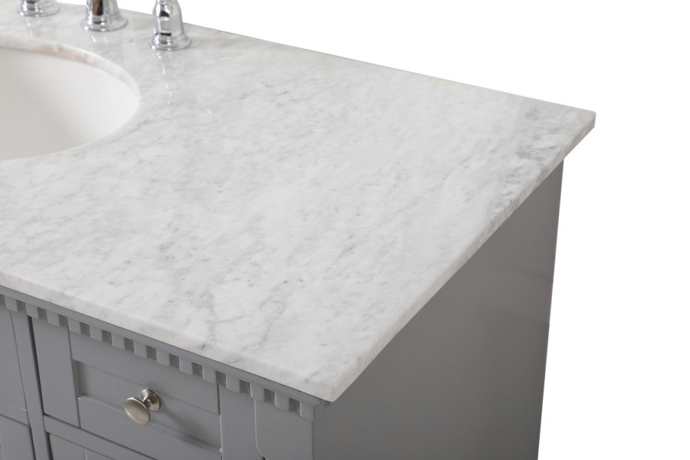 Home Living 48" Single Bathroom Vanity, Gray
