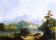 Alfred Jacob Miller Rocky Mountain Scene Wind River Mountains Wrapped Canvas