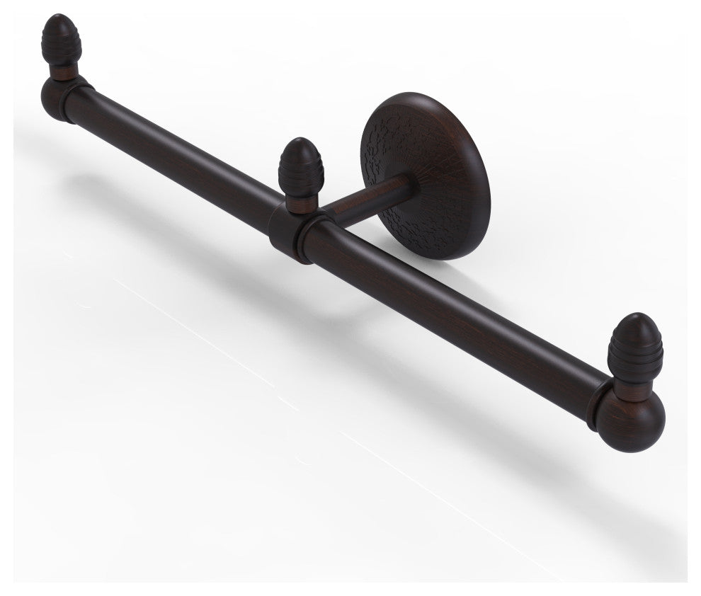 Monte Carlo 2 Arm Guest Towel Holder, Venetian Bronze