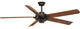 Ellwood Collection 68" Carved Wood Blade, Antique Bronze