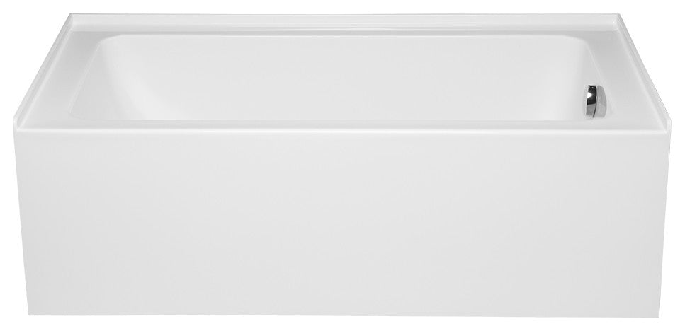 Malibu La Jolla RH Rectangle Whirlpool Bathtub 60x30x20 White