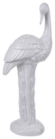 Intriguing White Flamingo Bird Accent