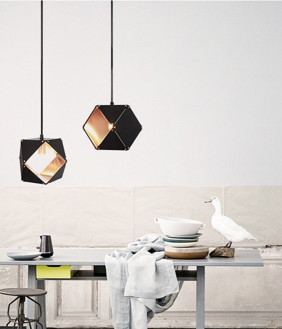 MIRODEMIÂ® Gars White/Black Pendant Lighting for Kitchen, White/Golden, 1 Head