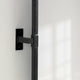 Elijah Pivot Wall Mirror, Black 38x24