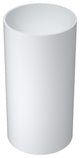 16" Polystone Free-Standing Bathroom Sink, Matte White, No Faucet
