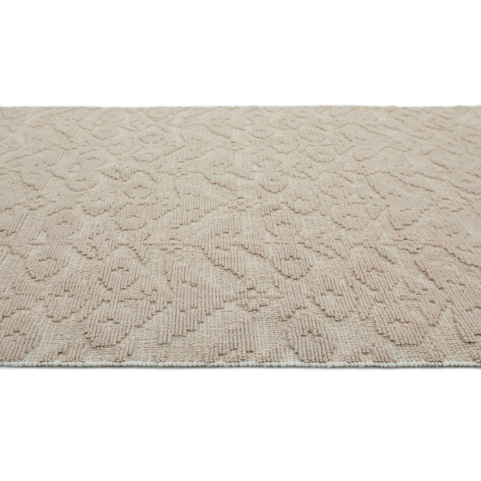 Savanna Grace Area Rug, Taupe, 2'6"x8'