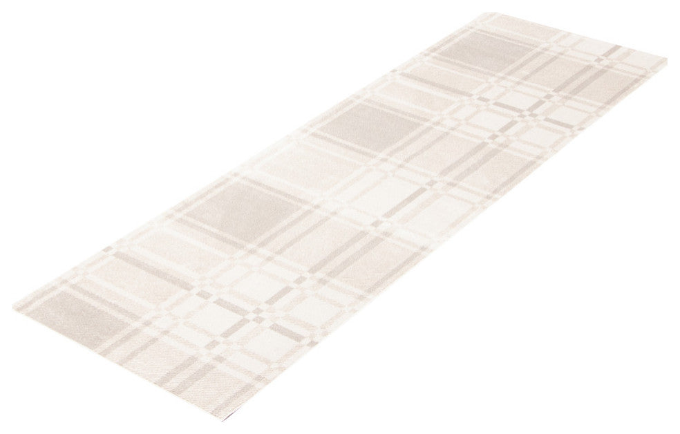 Aqua Roma Area Rug, Ivory, 2'6"x8'
