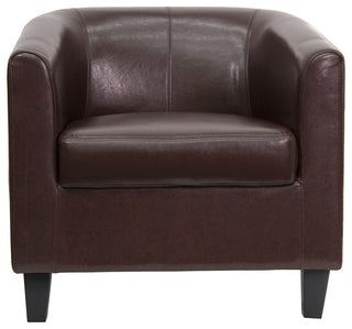 Brown Leather Guest Chair