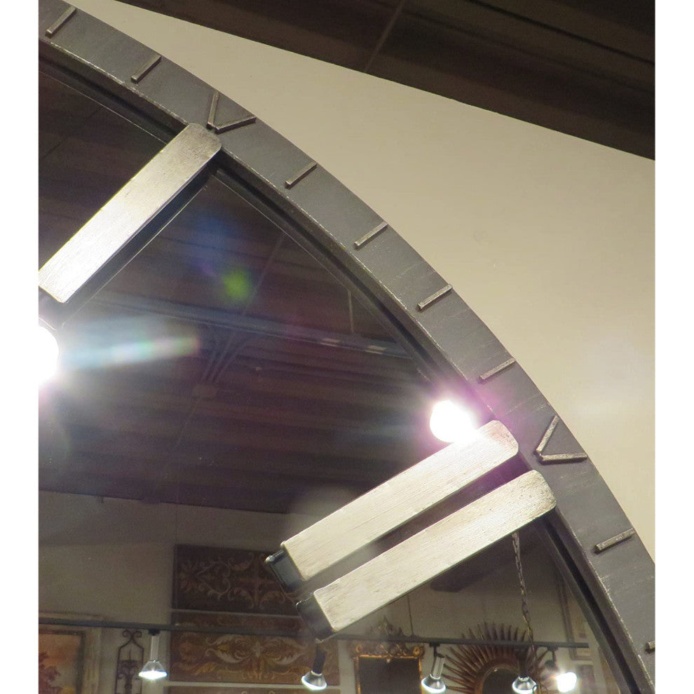 XL 60" Mirrored Round Wall Clock