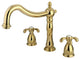 Kingston Brass Roman Tub Faucet, Polished Brass