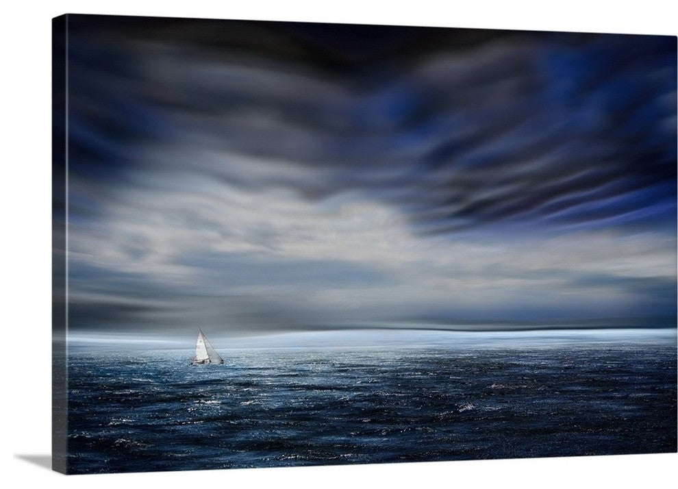 "Sailing" Wrapped Canvas Art Print, 48"x32"x1.5"