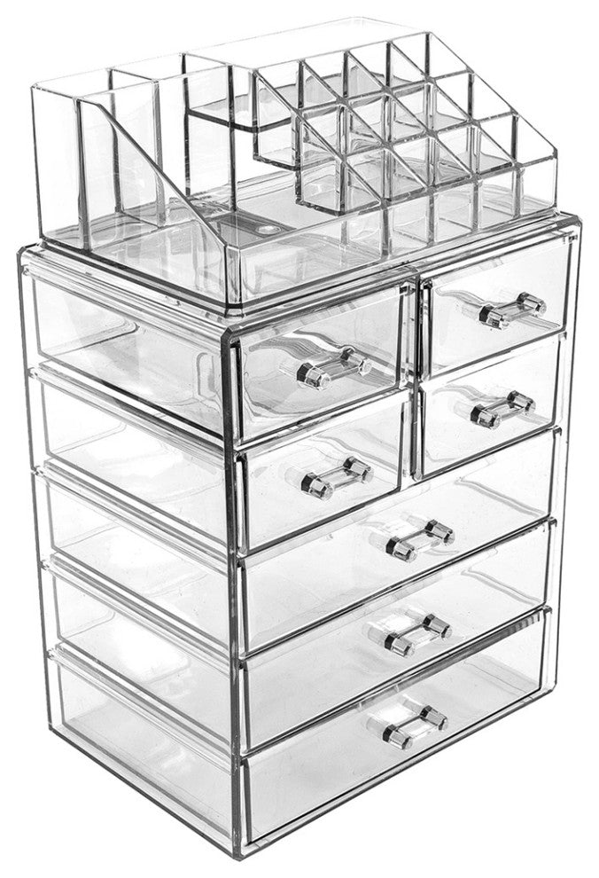 OnDisplay Cosmetic Makeup and Jewelry Storage Case Display - 7 Drawer Design