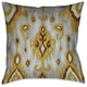 Laural Home Ochre Ikat II 18" X 18" Indoor Decorative Pillow