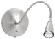 LED, 62089, Gooseneck Wall Lamp, Brushed Steel