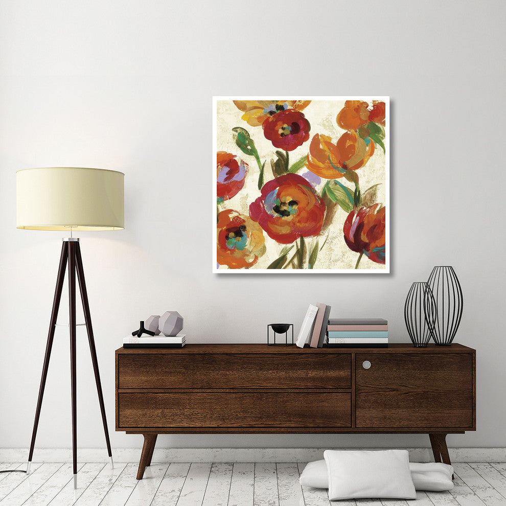 "July in the Garden IV" Digital Paper Print by Silvia Vassileva, 42"x42"