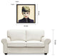 Audrey Handmade Collage Framed Graphic Wall Art Under Glass Signed by Alex Zeng
