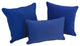 Solid Twill Throw Pillows With Inserts, 3-Piece Set, Royal Blue
