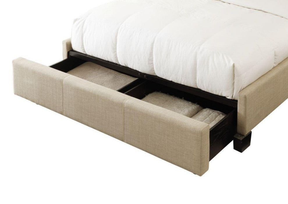 Modus Geneva E King Levi Storage Bed, Toast