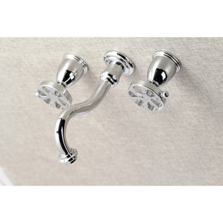 KS3021RX Two-Handle Wall Mount Tub Faucet, Polished Chrome