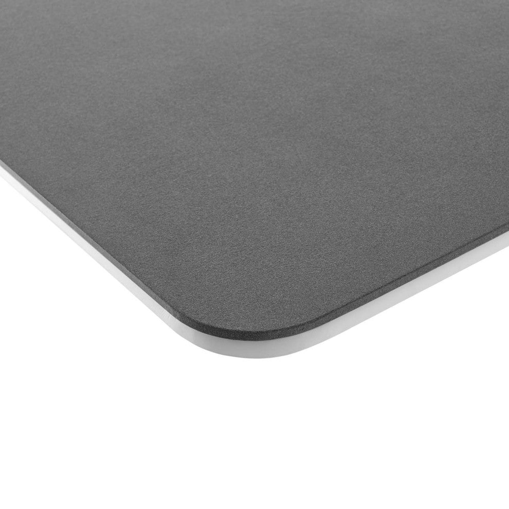 Raleigh Outdoor Patio Aluminum Bar Table - White