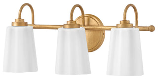 Lark 85413 Honey 3 Light 22"W Vanity Light - Distressed Brass