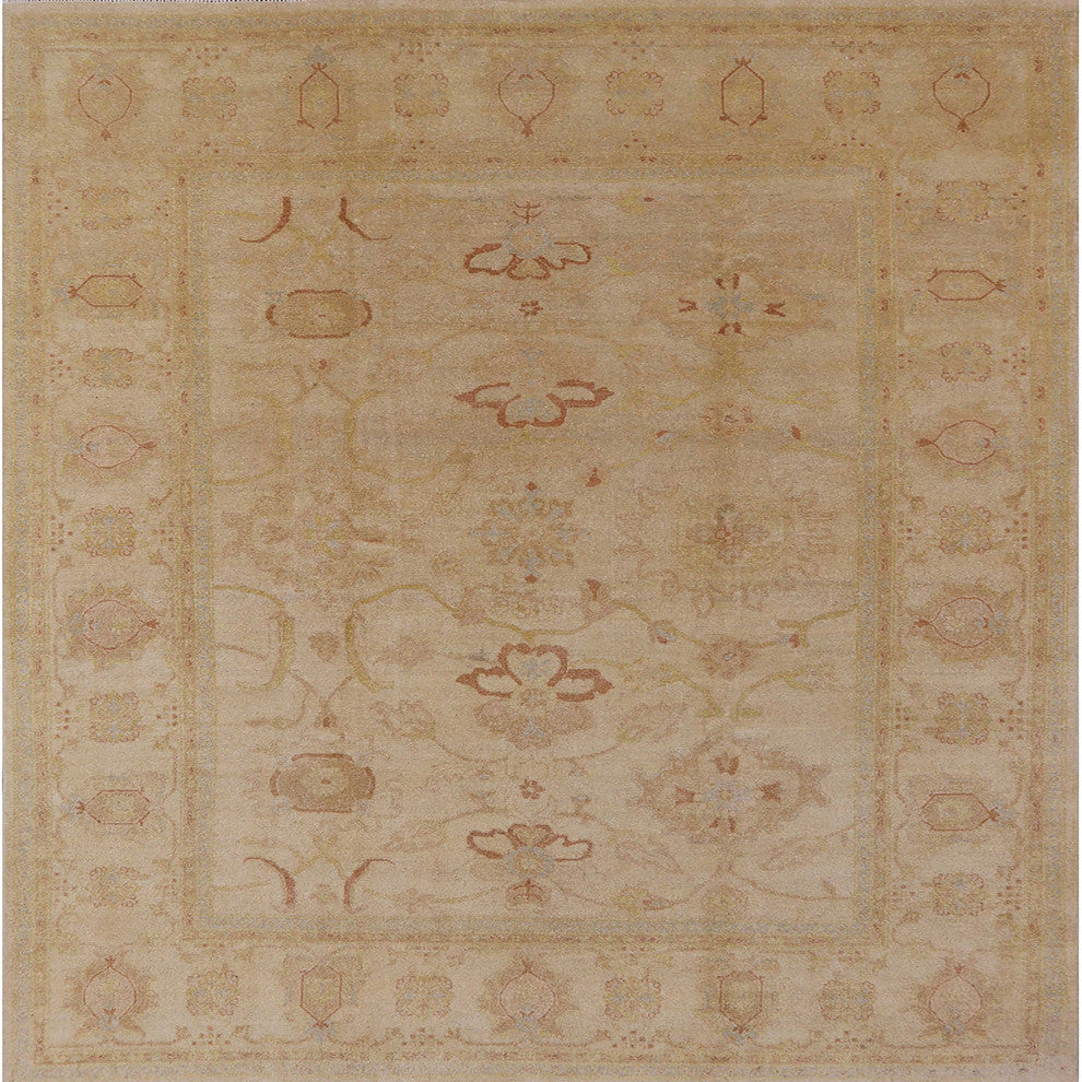 Ahgly Company Indoor Square Mid-Century Modern Area Rugs, 8' Square
