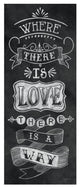 "Where There is Love" Digital Paper Print by Mary Urban, 14"x32"