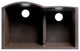 ALFI brand AB3320UM-C Chocolate 33" Undermount Granite Composite Kitchen Sink
