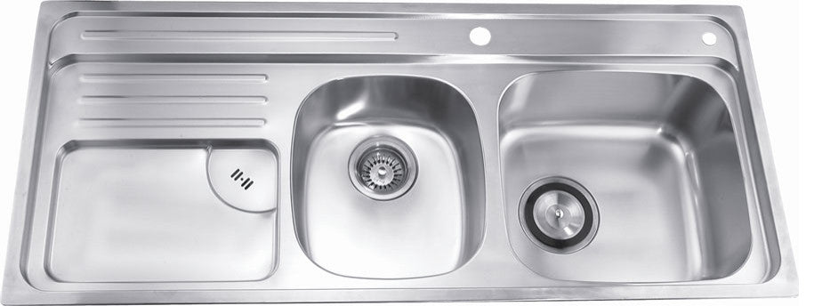 Dawn CH366 Drop, Double Bowl Stainless Kitchen Sink