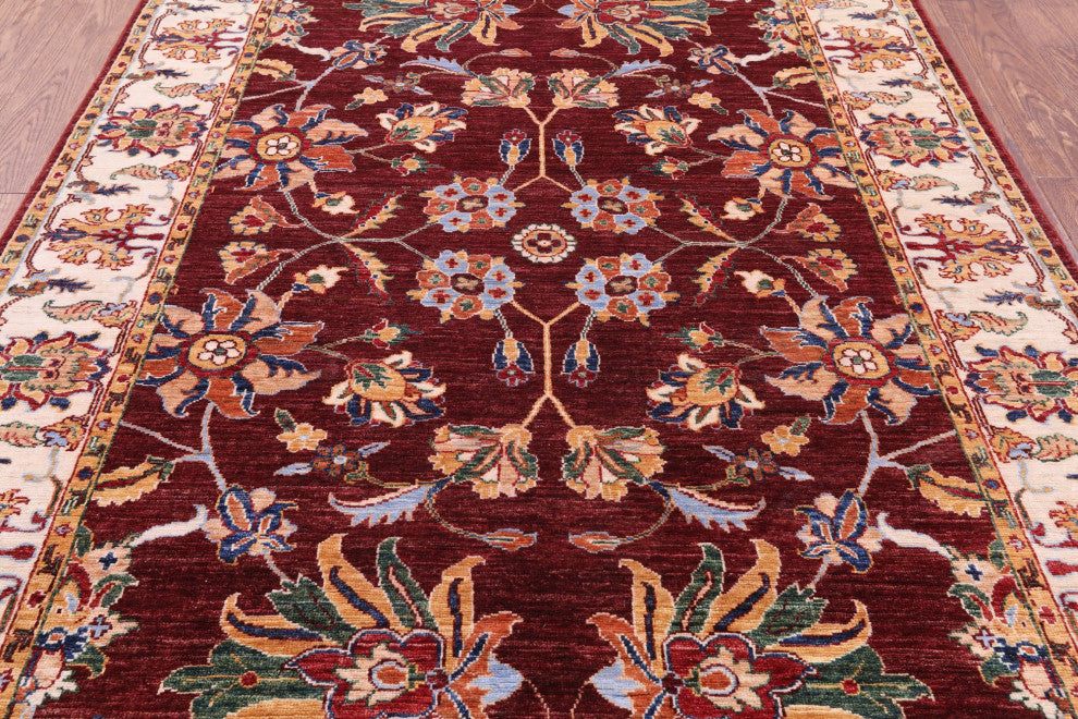 5' 0" X 6' 8" Persian Tabriz Hand Knotted Wool Rug Q11330