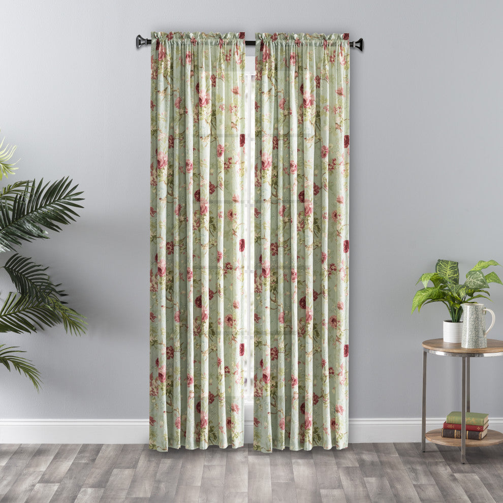 Balmoral Tailored Panel, Sage, 48" X 84"