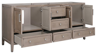 Avanity Everette 72 in. Double Vanity Only in Gray Oak