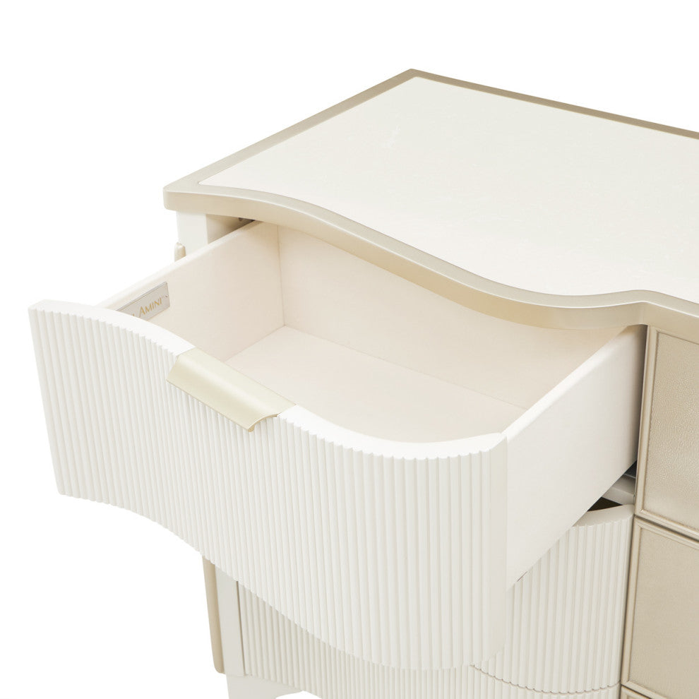 La Marisia Dresser, Creamy Pearl