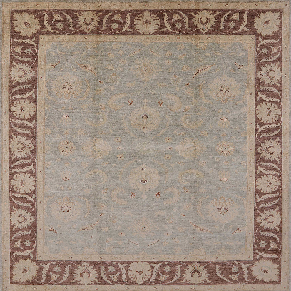 Ahgly Company Indoor Square Mid-Century Modern Area Rugs, 4' Square
