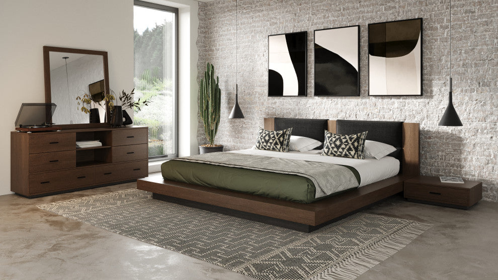 Nova Domus Fantasia Contemporary Walnut Dresser