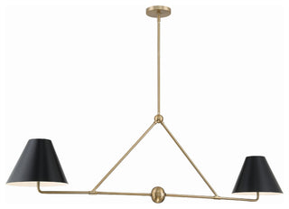 Xavier 4-Light Vibrant Gold Chandelier