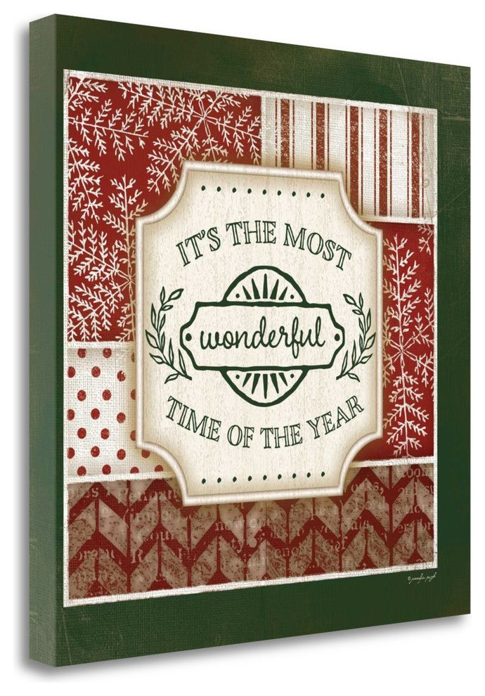 "Wonderful Time Of The Year" By Jennifer Pugh, Giclee on Gallery Wrap Canvas