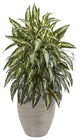 Nearly Natural Aglonema Artificial Plant In Sand Colored Planter